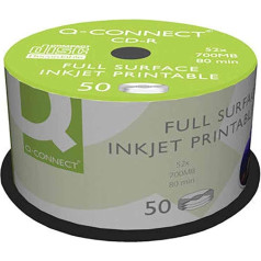 KF18020 Q-Connect ar tintes printeri drukājams CDR spole Pk50