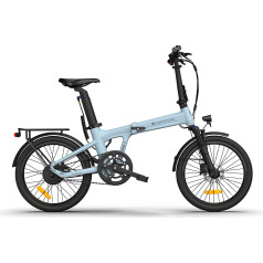 ADO E-Bike Air20Pro, elektriskie velosipēdi, Bafang bezsuku motors, saliekamais velosipēds, siksnas piedziņa, dubultā režīma pārslēgšana, 20 collas, 2 pārnesumi, ADO Smart App, 3,5 collu IPS displejs, sieviešu/vīriešu velosipēds