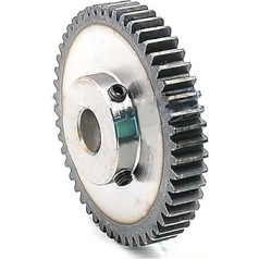Motorritzel, Zahnrad, Modulritzel, 1 STK. 1,5M 35T 40T 50T 60T 60T 65T 70T Stirnrad aus Kohlenstoffstahl, Motorzahnrad, 1,5Modul, 80Zähne, Metall-Stirnrad mit Stufen-Stirnkegel(12mm Bore,60 Teeth)