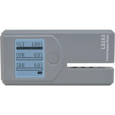 UV-Tester, Fensterfolien-Transmissionsmessgerät zur Messung der VLT-, Infrarot- und UV-Durchlässigkeit von Windschutzscheiben und von Kraftfahrzeugen LS163,Tragbares UV-Leistungsmessgerät