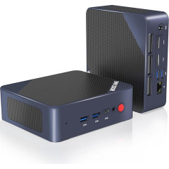 BOSGAME B95 Mini dators, Intel Alder Lake-N95 procesors (līdz 3,4 GHz), Windows 11 Pro Mini dators, 8 GB RAM, 256 GB SSD, Biznesa mini galddators, HDMI/Wi-Fi/Bluetooth/WOL/Automātiska ieslēgšanās