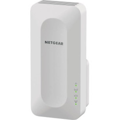 NETGEAR Nighthawk EAX15 WiFi 6 WLAN Mesh Repeater AX1800 (WLAN pastiprinātājs līdz 100 m² un 20 ierīcēm, divu joslu WiFi ātrums līdz 1800 Mb/s, 100% saderīgs ar atpakaļejošu tīklu, viedā viesabonēšana)