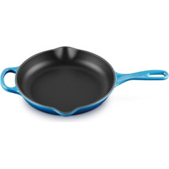 Le Creuset Signature Azure 20182232200422 apaļā čuguna panna cepšanai un servēšanai Diametrs 23 cm Piemērota visām plītīm, ieskaitot indukcijas 1,93 kg