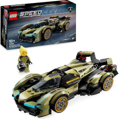 LEGO Speed Champions Lamborghini Lambo V12 Vision GT super sportinis automobilis, žaislinis automobilis su konstruojamu modeliu vaikams, dovana berniukams, mergaitėms ir žaidimų mėgėjams 76923