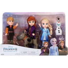 Frozen Disney 2 x 6 collu mazo atslēgu figūriņu dāvanu komplekts 211401, daudzkrāsains