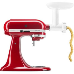 KitchenAid 5KSMFGCA Aksesuāri Gaļas smalcinātājs virtuves virtuves virtuves virtuves kombainam Dārzeņu smalcinātājs ar piestiprinājumu cepumiem 5 formās