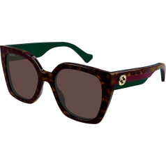 GUCCI sieviešu saulesbrilles GG1300S, Havana-Havana Brown, 55, Havana