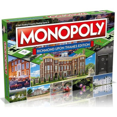 Uzvarētāju gājieni Ričmondas Monopols galda spēle, priekšroka Ričmondas teātrim, Ričmondas parkam un Kew Gardens, 2-6 spēlētājiem ir lieliska dāvana spēlētājiem vecumā no 8 gadiem.
