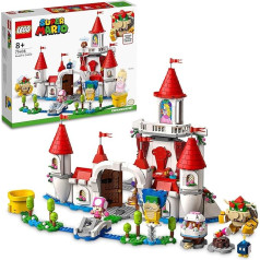 LEGO Super Mario sēņu pils - paplašināšanas komplekts, rotaļlieta, ko kombinēt ar sākuma komplektu, laika bloks ar Bowser, Ludviga, Rupučkas un Gumba figūriņu, dāvana zēniem un meitenēm 71408
