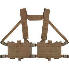 Alpha Chest Rig Split Vest Quick Release Molle System Fit for Mag Pouch Radio GP Bag