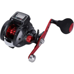 Topyond spiningošanas makšķerēšanas spole, metāla Baitcaster spole, digitālais displejs Casting spole, 13+1BB Bait Makšķerēšanas līnija ritenis, Long Casting metāla spole, labā roka