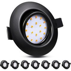 HiBay Ultra Flat LED iegremdējamie starmeši 5 W 4500 K 8 gab. iepakojumā