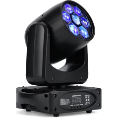 ZKYMZL 3 prizmas un bišu acis Beam Moving Head Lights 150 W LED skatuves gaisma 8 Gobos DJ gaismas Disco Lights 8 krāsas 15 kanālu LED stroboskopa gaismas DMX512 kontrole Disco KTV klubs Puse Kāzas