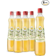 YO plūškoka sīrups (6 x 700 ml) - no 1 pudeles pagatavo līdz 6 litriem gatavā dzēriena - bez saldinātājiem, krāsvielām un konservantiem, vegāns