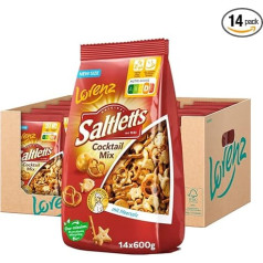 Lorenz Snack World Saltletts kokteiļu maisījums, 14 gab. (14 x 600 g)