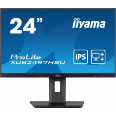 24 collu monitors xub2497hsu-b2 ips, hdmi, dp, 2x2w, 2xusb, pivot, has(150mm) /5y/