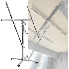 Plattenheber rigips Sheetrock Lift Trockenbau-Hebebühne für schwere Beanspruchung - Trockenbau-Hebebühne für Blech- und Felskonstruktionen, Wandheber für Decken mit 4 feststellbaren Rädern - Plattenhe
