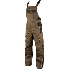 KG Ardon H9111 Work Dungarees Men's Dungarees Safety Trousers Work Trousers Combi Trousers Brown, brown