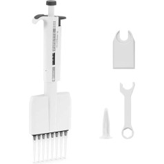 Steinberg Systems SBS-LAB-121 Daudzkanālu pipete ar 8 uzgaļiem 0,05-0,3 ml 8 kanālu pipete