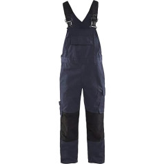 Blaklader 269513308699D108 Bib Overall with Stretch, Dark Navy/Black, Size D108