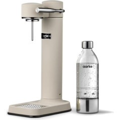 Aarke Carbonator 3 Wassersprudler mit Aarke Flasche, Sand Sonderedition