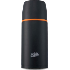 Esbit stainless steel vacuum flask for travel, outdoors, fishing, tea & coffee, BPA-free, 1 litre & other sizes, black, silver & other colours, black