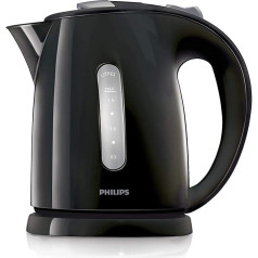 Philips HD4646 / 20 sērijas tējkanna (1,5 l, 2400 W, pret kaļķakmens), sudraba / melna