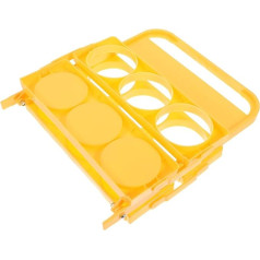 FUNOMOCYA Faltbarer Bierregal Portavasos Para Auto Becherhalter für Autos Flasche Brish Bier Wein Flaschenhalter Bar Bierflasche Rack Bar Liefert Kunststoff Gelb Zubehör Faltbar