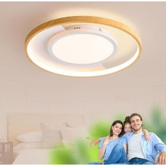 LUCKINHAND Bērnu istabas griestu gaisma LED apaļa griestu gaisma Dimmable ar tālvadības pulti Nakts gaismas funkcija Bērnu istabas guļamistaba Dzīvojamā istaba Priekšnams Zēni Meitenes Guļamistaba Balta griestu gaisma 30