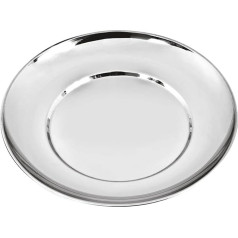 SILBERKANNE Hamburgas bļoda 24 x 24 x 2,5 cm Premium sudraba pārklājums Elegants sudraba pārklājums Daudzpusīga lietošana privāttelpai, birojam vai praksei