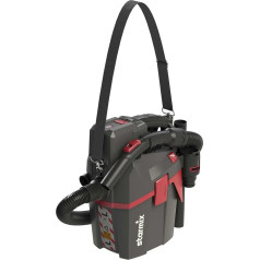 Starmix Smart L 18V akumulatora putekļsūcējs mitrajam un sausajam putekļsūcējam - L klases industriālais putekļsūcējs ar pārnēsāšanas siksnu, elastīgs un mobils - bezvadu akumulatora putekļsūcējs bez CAS rezerves akumulatora - 6L