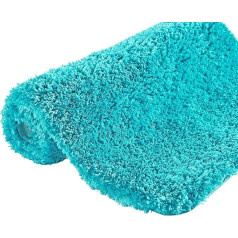 Cumay Mikrošķiedras absorbējošs vannas paklājs, absorbējošs neslīdošs gumijas pamatni Mašīnā mazgājams vannas paklājs zils zaļš 40 x 60 cm