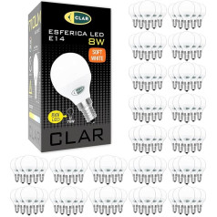 CLAR - E14 LED Warm White, LED E14 Warm White, E14 Warm White, E14 LED, E14 LED, E14 spuldze, E14 spuldze, E14 spuldze, LED spuldze E14, E14 60W LED, LED spuldze E14, LED spuldze E14, LED spuldze E14, 8W (100 gab.)