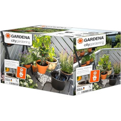 Gardena City Gardening Brīvdienu laistīšanas komplekts iekštelpu un āra augu laistīšanai Individuāla laistīšana līdz 36 augiem (1265-20)