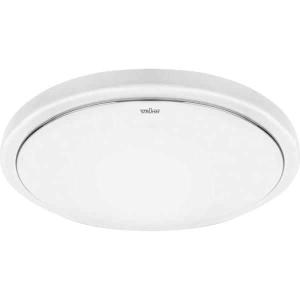 Licht-Erlebnisse LED griestu gaisma ar kustības sensoru D: 29 cm apaļa IP44 balta neitrāli balta 4100 K 2010 lm Griestu gaisma Vannas istabas mitro telpu griestu lampa