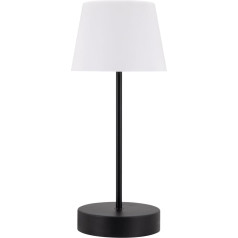 REMEMBER Oscar Pure LT01 Dimmable LED galda lampa ar akumulatoru, iekštelpās un ārpus telpām, augstums 33,5 cm, USB lampa ar skārienjūtīgu slēdzi, 80 stundu gaismas laiks