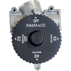 Firemagic Grili 1 stundas automātiskais taimeris, gāzes noslēgvārsts ar logotipu