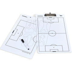 Taktiskā tāfele maza balta - futbols / N/A