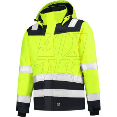 Unisex darba jaka Midi Parka High Vis Bicolor MLI-T5197 / 4XL