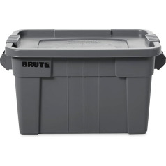 Rubbermaid 75,5 l BRUTE Tote ar vāku - pelēks