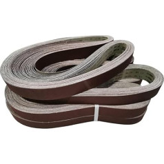 5-teiliges Schleifband for Holz, weit verbreitet, Körnung 150, 100, 80, 600, Metall-Schleifband, 83 x 2 Zoll, Bandschleifer-Schleifband(100)