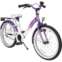 Bikestar Ļoti viegls bērnu velosipēds meitenēm no 6 gadu vecuma, 20 collu bērnu klasiskais velosipēds bērniem