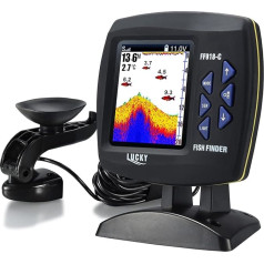 Sunydog Fish Finder Wired Sensor Fish Finder 45 grādu zemūdens makšķerēšanas kamera Portable Fish Finder Waterproof Underwater Monitor LCD Fish Finder Boat Fish Finder Fish Detector