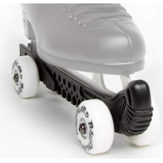 Rollergard daiļslidošanas slidu paliktņi ar riteņiem melni