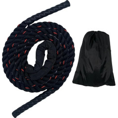 NPEX Jump Rope, svērta lēciena virve vīriešiem un sievietēm, 2,8 Lb, smaga lēciena virve apmācībai, pieaugušo lēciena virve, uzlabo spēku un muskuļu veidošanu Pilna ķermeņa treniņu aprīkojums