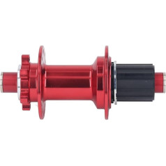 HELEVIA kalnu velosipēdu rumbas 32 caurumi Alumīnija sakausējuma ultralight MTB kalnu velosipēdu disku bremžu rumba 4 gultņi 12x148mm CNC griešanas process Velosipēdu aizmugurējā rumbas nomaiņa sarkans