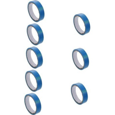 Gatuida Pack of 8 Bicycle Adhesive Tape Inner Tube Protection Bicycles Tyre Protection Sealing Tape Puncture Proof Rim Tape Bicycle Rim Tape Tyre Insert Nopp Special Adhesive Vacuum