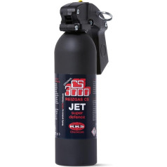CS 3000 Mega Jet Tear Gas Spray Wide Jet 400 ml kairinošs gāzes aizsardzības aerosols KO aerosols aizsardzībai mājās CS gāzes aizsardzības aerosols pret personām Apstiprināts personiskās aizsardzības aerosols