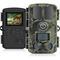 AOUQEE 48MP Ultra HD video kamera savvaļas dzīvniekiem ar mobilā tālruņa pārraides lietotni, WiFi savvaļas dzīvnieku kamera ar kustības sensoru, nakts redzamība, 0,1 s iedarbināšanas ātrums, platleņķa 120°, IP66