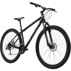 KS Cycling Xceed Hardtail kalnu divritenis, 29 collas, melns / sarkans